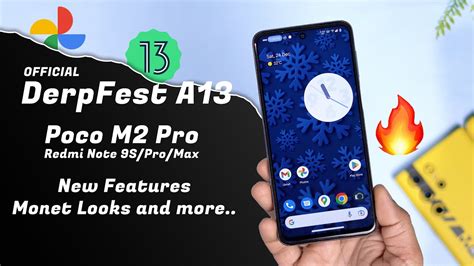 Official DerpFest Tango A13 For Pooc M2 Pro Redmi Note 9S Pro Max