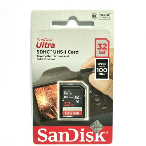 Jual SANDISK ULTRA SDCARD 32GB 100MB S CLASS 10 SD CARD 32 GB 100