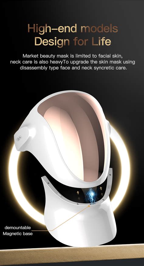 Led Beauty Mask With Neck Dm21 Shenzhen Yabao Tech Co Ltd