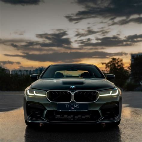 Bmw M5 2022 Black Wallpaper