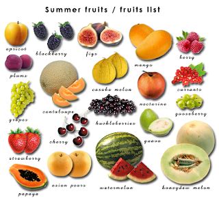 escrits del fum   fruits  summer tots els fruits de lestiu
