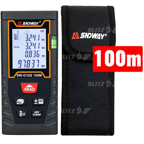 Лазерный дальномер SNDWAY с уровнем 100М + чехол – низкие цены, кредит ...