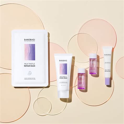 Banobagi Milk Thistle Repair Cream Set Cherry Blossom Edition