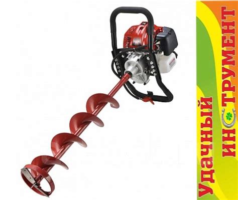 Мотобур Verton МБ-52, 52см3, 2,5 л. с, 8700 об/мин, 9,3 кг - Рыболовные ...