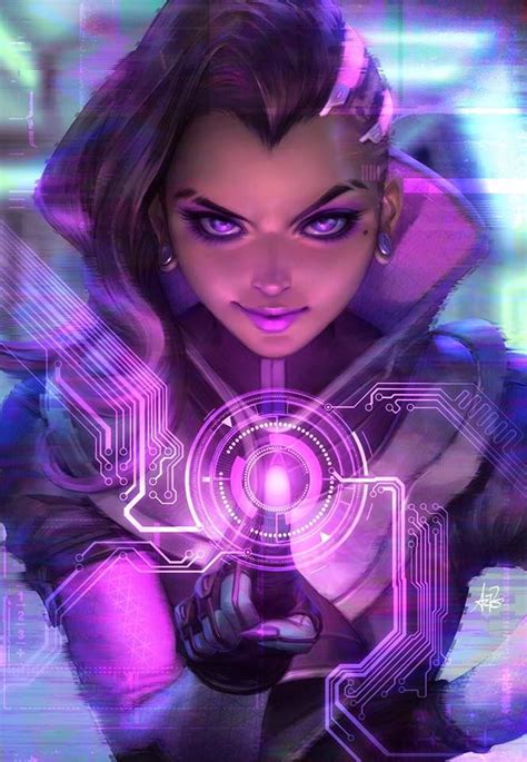 Overwatch Fan Art Sombra Overwatch Overwatch Wallpapers