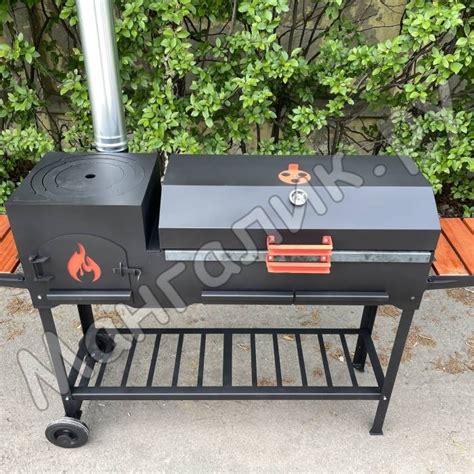 Купить Печь-мангал ПМ-360 (металл 5 мм) с решеткой-гриль и крышкой ...