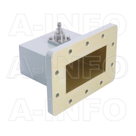 Wcas P Right Angle Rectangular Waveguide To Coaxial Adapter