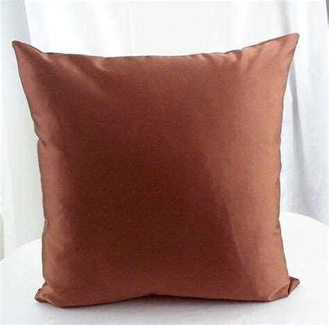 Brown Pillow Cover Solid Brown Pillows By Artsandcreations On Etsy