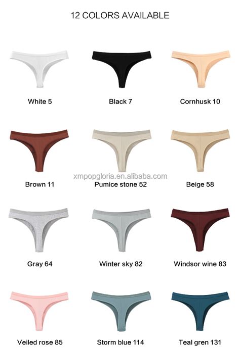 Intiflower P Lady Micro Thong Models Cotton Bikini Thongs Panty Sexy Underwear For Women