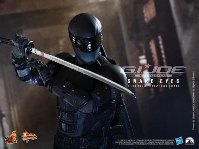Toyhaven Preview Hot Toys G I Joe Retaliation Th Scale Snake Eyes Inch Collectible Figure