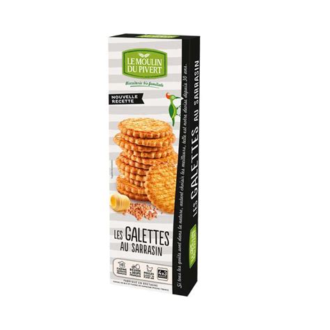 Galette Bretonne Sarrasin BIO Le Moulin Du Pivert 100 G La Belle