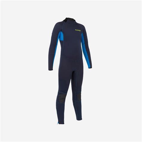 Customer Reviews Kids Full Wetsuit 100 22 Navy Decathlon