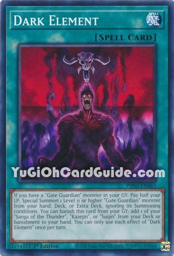 Yu Gi Oh Dark Element