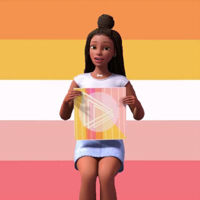 Lesbian Pride Flag Color Picked From Barbie Brook Tumbex