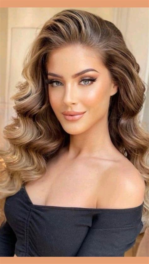 Nude Makeup Look Haar Voor Bruiloft Bruiloft Kapsel Lang Haar Lang Haar Kapsels