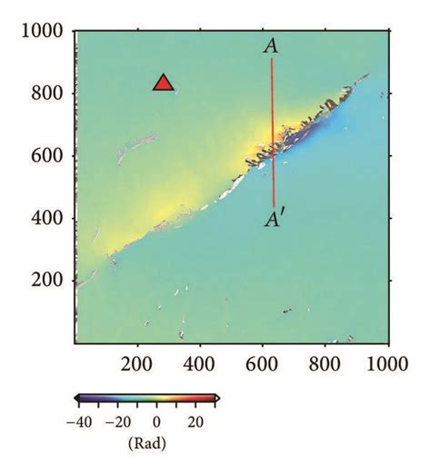 (a) Unwrapped phase for interferometric pair 1 in Table 1, where the ...
