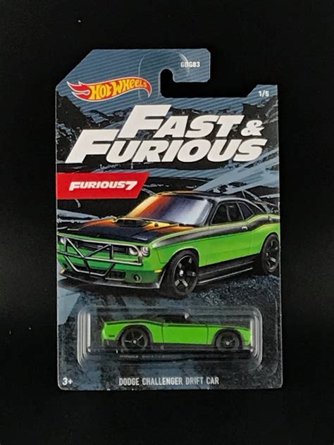 Hot Wheels Fast Furious Furious Dodge Challenger Drift Car Walmart