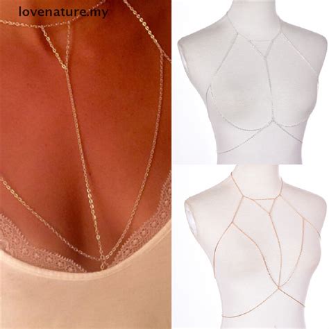Lovenature Retro Link Chain Bra Multilayer Sexy Beach Bikini Necklaces Body Chain Jewelry My