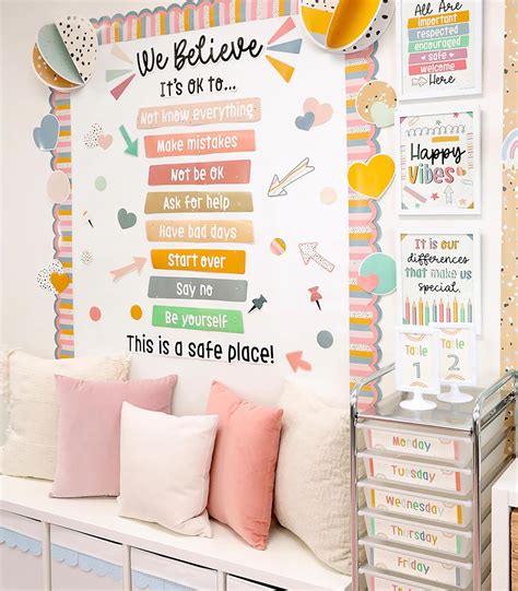 Amazon Carson Dellosa We Belong 82 Piece Motivational Bulletin