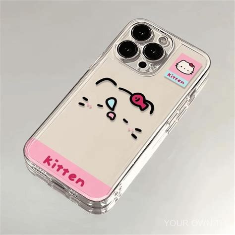 ฟอง Hello Kitty สำหรบโทรศพท Infinix Hot 30 10 12 11 Play Note 40 Pro 40 Pro TECNO Pova 6 Pro