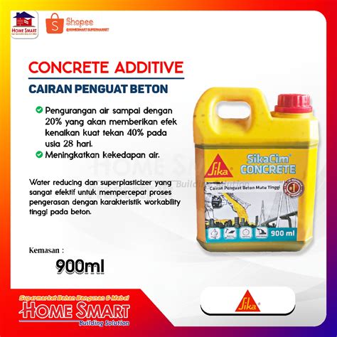 Jual Sikacim Concrete Additive Cairan Penguat Beton 900 Ml Shopee