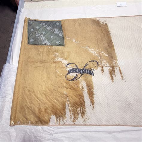 [PRESERVATION] Rhode Island Regiment Flag of 1781 - Varnum Continentals