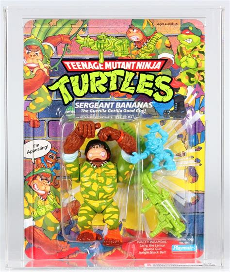 1991 Playmates Teenage Mutant Ninja Turtles Carded Action Figure