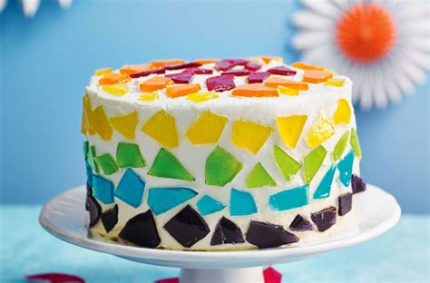 Stained glass cake | Dessert Recipes | GoodtoKnow