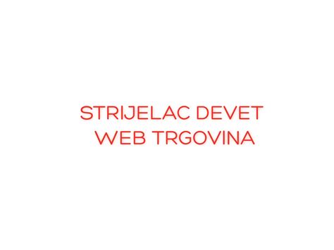Web Trgovina Logo Strijelac Devet Jdoo