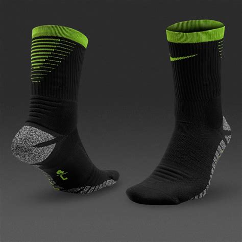 Nike Grip Strike Lightweight Crew Socks Mens Clothing Black Volt