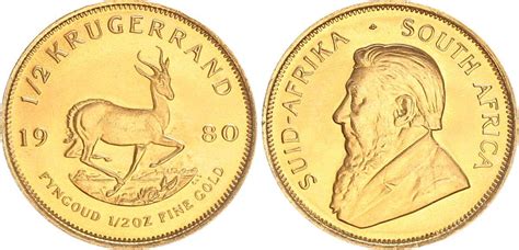 S Dafrika Gold Krugerrand Kr Gerrand South Africa Unze