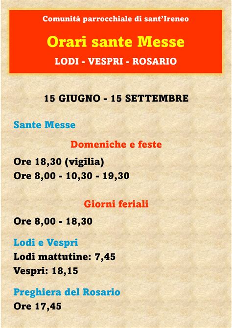 Da Domenica Giugno E Fino A Domenica Settembre Entra In Vigore L