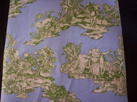 Toile Fabricromantic Toile Fabricblue And Green Toile