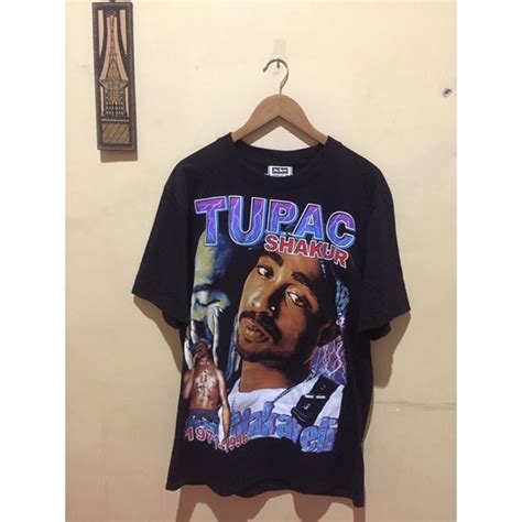 Jual Kaos Baju Band Rapper Bootleg Original Thailand Tupac Shakur Makalevi Shopee Indonesia