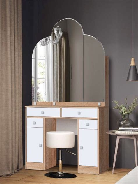 Туалетный столик "Трельяж" сонома/белый | Festima.Ru – частные объявления