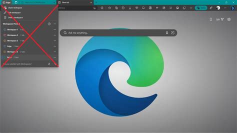 How To Disable Microsoft Edges New Workspaces Feature Youtube