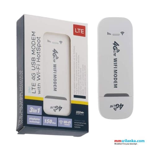 LTE 4G USB Modem With Wifi Hotspot