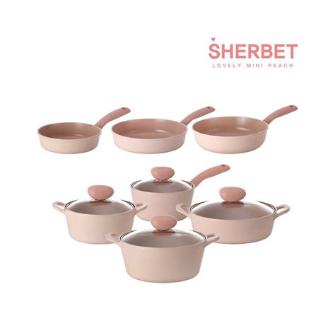 Neoflam Sherbet Non Stick Frying Pan Wok Pan Pot Korea Hot Cookware Shopee Singapore