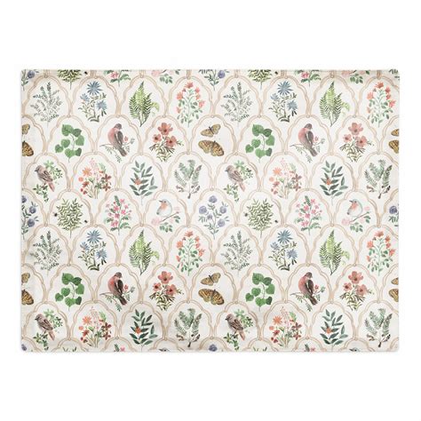 East Urban Home Polyester Floral Rectangular Placemat Wayfair