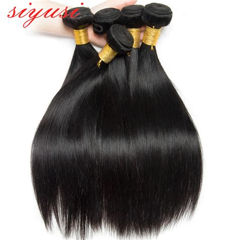 Sophia Bundles De Cheveux Humains Raides Pour Femmes Noires Extensions