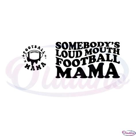 Somebody Loud Mouth Softball Mom Mascot Svg Cutting Digital File