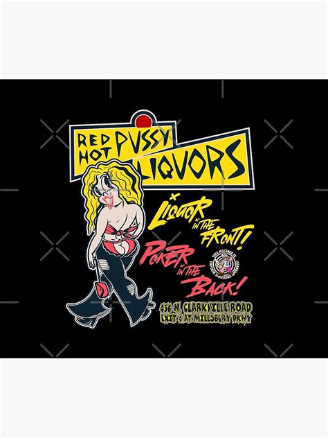 Red Hot Pussy Liquors Throw Blanket For Sale By Myronmhouse Redbubble