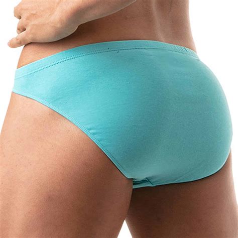 TOF Paris Slip Bikini French Coton Bleu Turquoise INDERWEAR