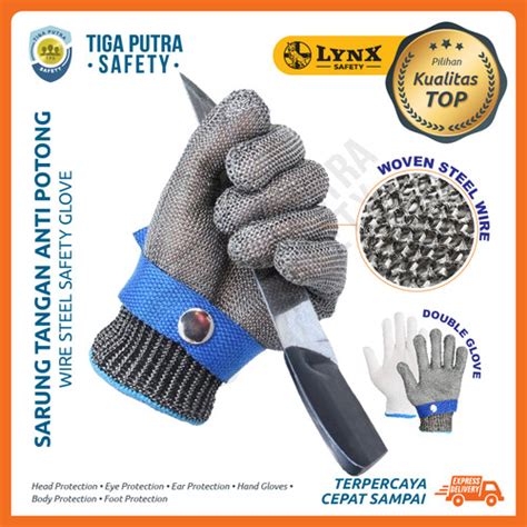 Jual Sarung Tangan Anti Pisau Tajam Gores Baja Cut Resistant Glove