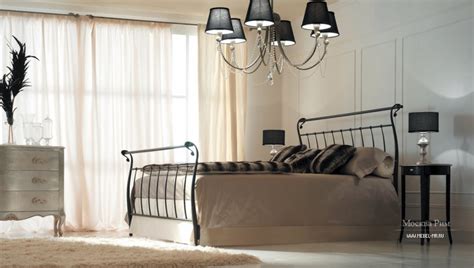 Кровать с кованым изголовьем Letto Cocò, Millenotti - Corte Zari ...