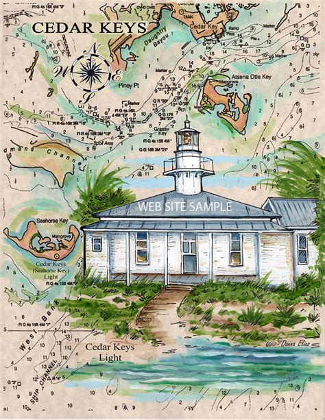 Cedar Key Lighthouse Donna Elias