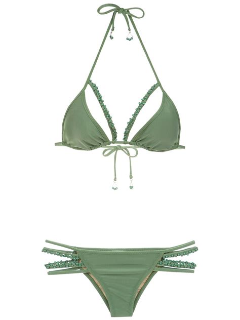 Amir Slama Bikini Green Farfetch