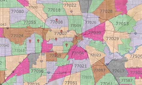 Zip Code Map Houston Texas Houston County, TX Zip Code Map Premium