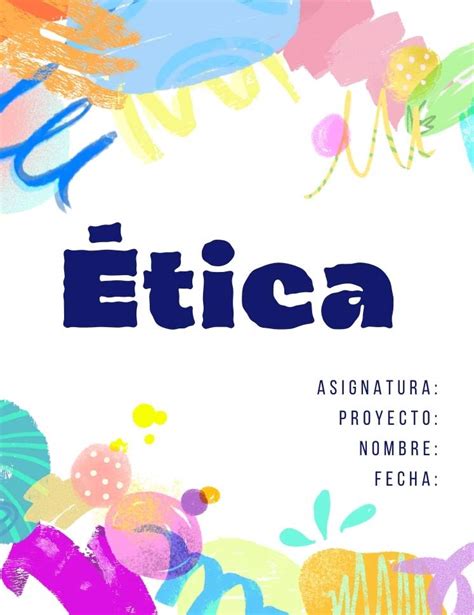 Portadas De Ética 2024 ️ Descarga 100 Gratuita