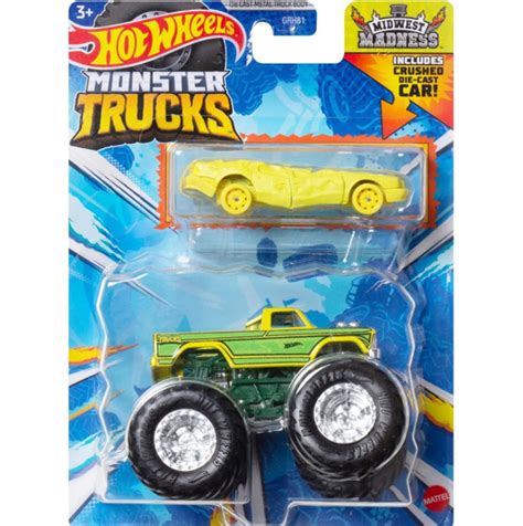 Монстр трак Хот вилс машинки для мальчиков Mattel машина Hot Wheels Monster Truck 2 шт Midwest